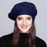 Chapeau-femme béret Bleu Béret pour femme