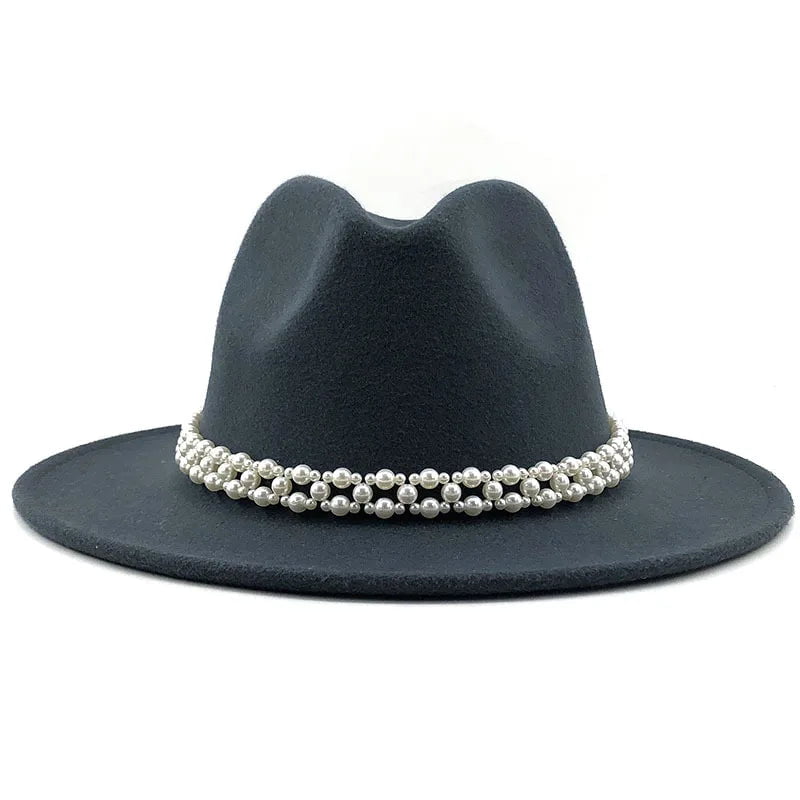 La boutique du chapeau 07 / M (56-58cm) Chapeau Fedora Classique en Feutre