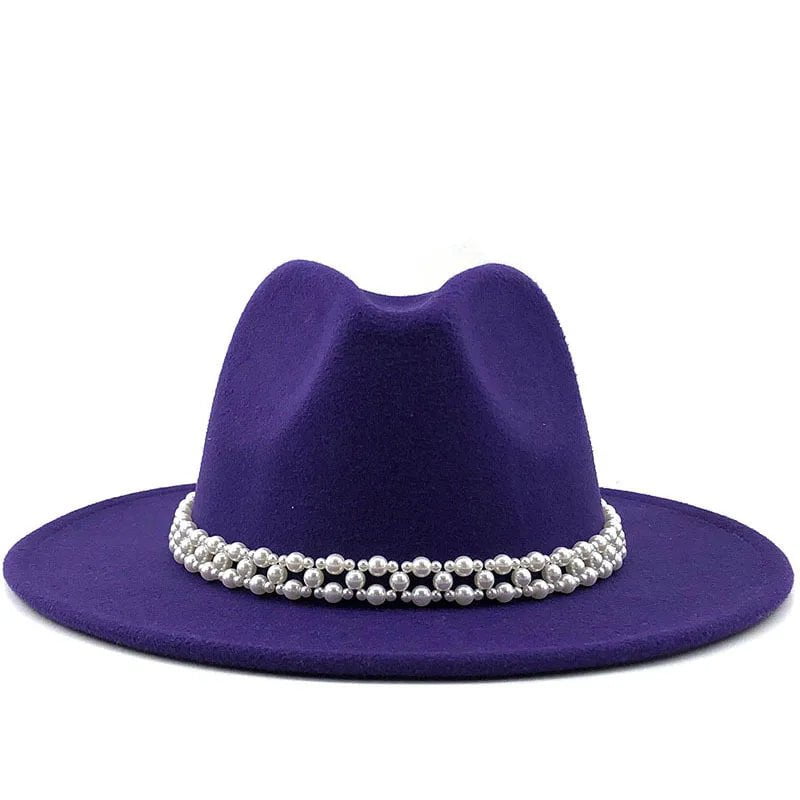 La boutique du chapeau 09 / M (56-58cm) Chapeau Fedora Classique en Feutre