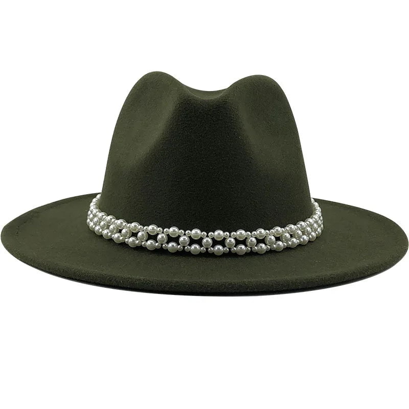 La boutique du chapeau 12 / M (56-58cm) Chapeau Fedora Classique en Feutre