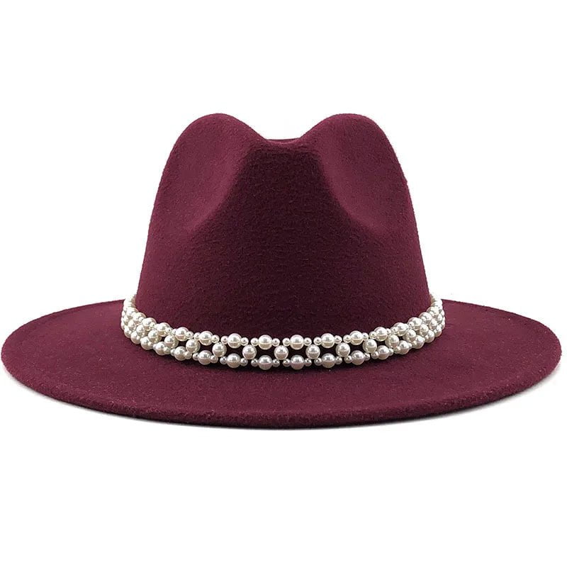 La boutique du chapeau 15 / M (56-58cm) Chapeau Fedora Classique en Feutre