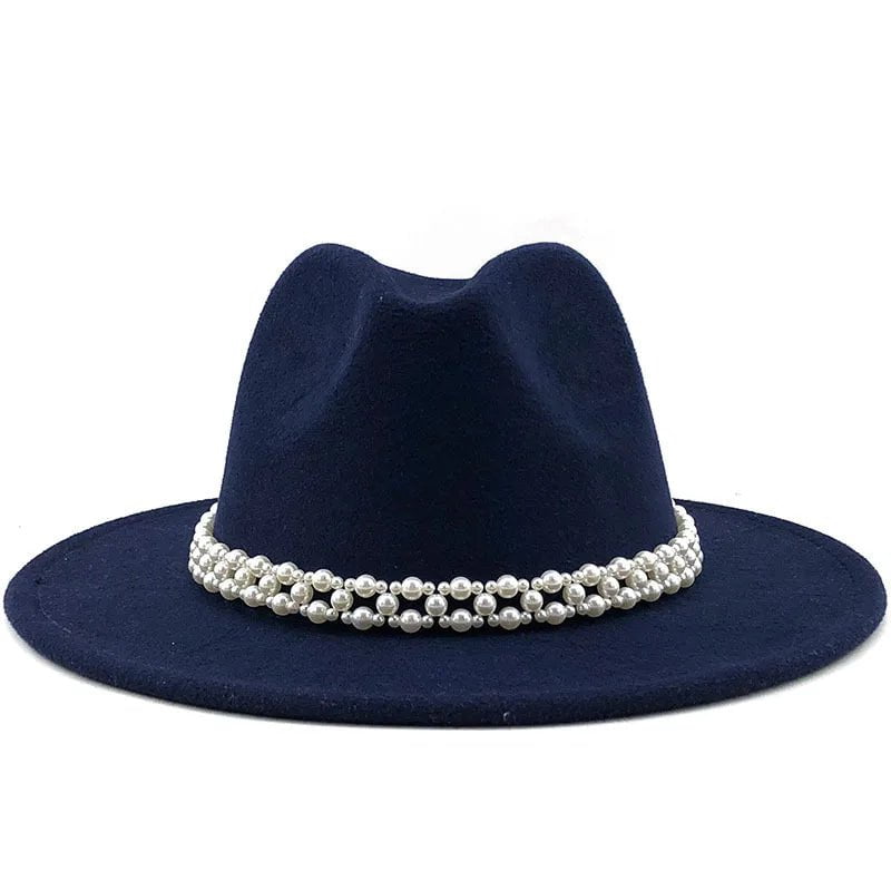 La boutique du chapeau 17 / M (56-58cm) Chapeau Fedora Classique en Feutre