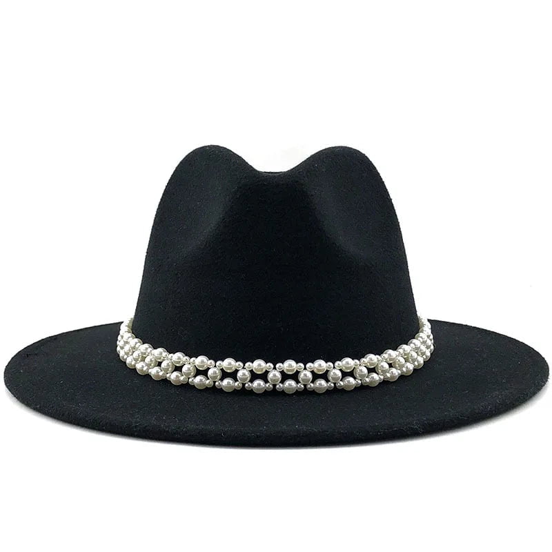 La boutique du chapeau 18 / M (56-58cm) Chapeau Fedora Classique en Feutre