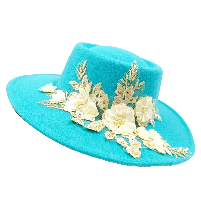 La boutique du chapeau 18 / M (56-58cm) Chapeau Fedora Mode en Laine