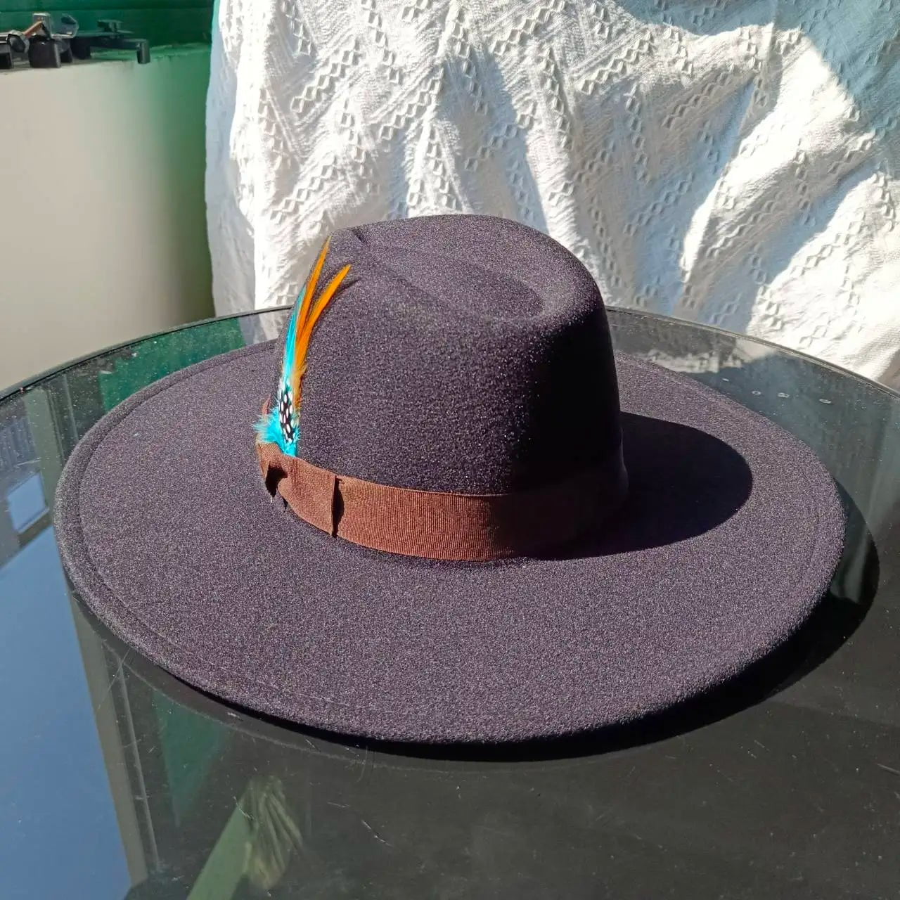 La boutique du chapeau 19 / M (56-58cm) Chapeau Fedora Bohème en Feutre