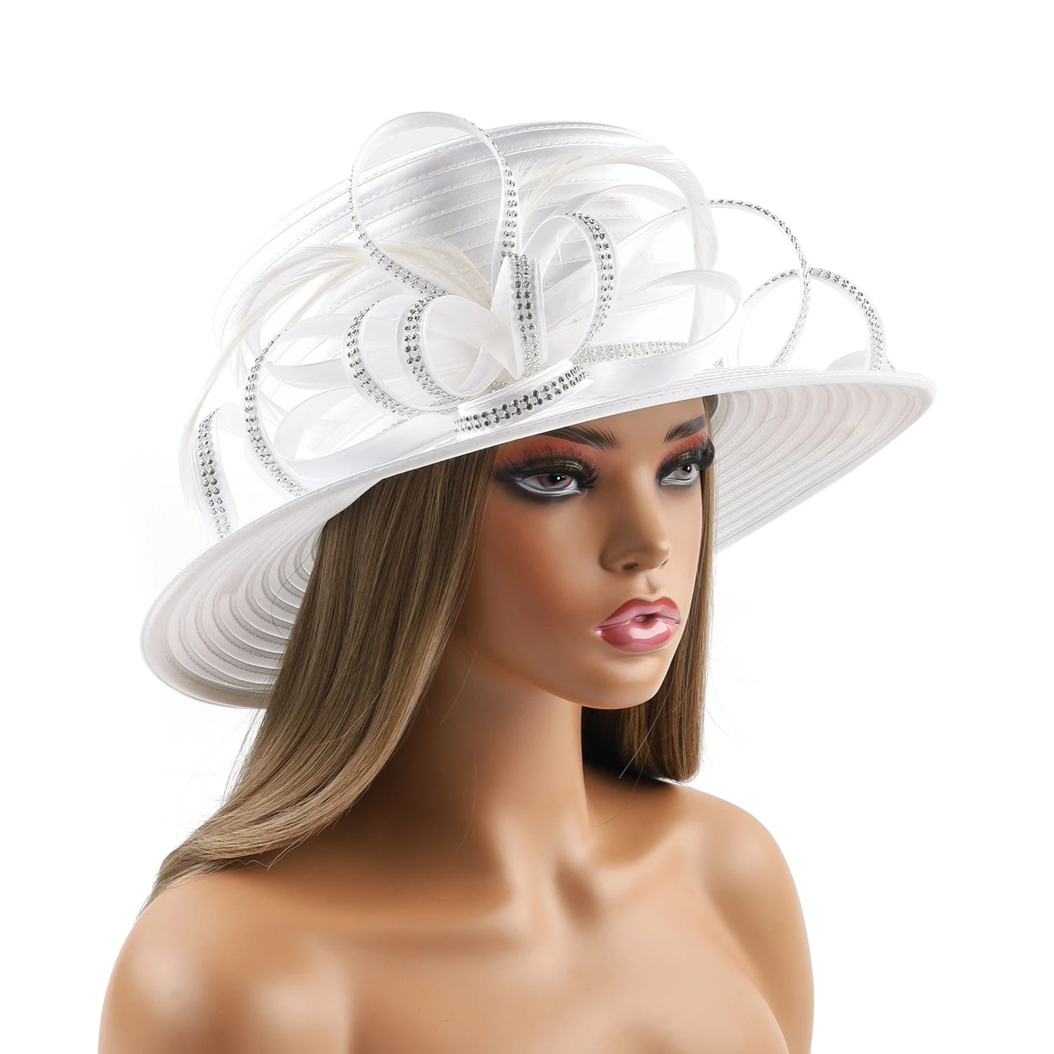 La boutique du chapeau 2 Chapeau Fascinator Blanc