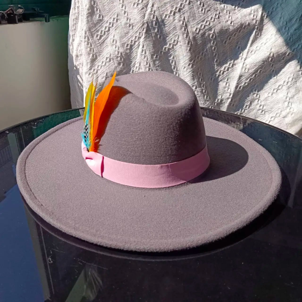 La boutique du chapeau 23 / M (56-58cm) Chapeau Fedora Bohème en Feutre