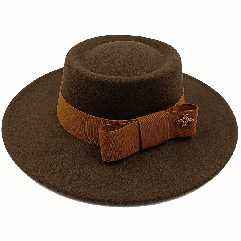 La boutique du chapeau 23 / M (56-58cm) Chapeau Fedora Chic en Laine