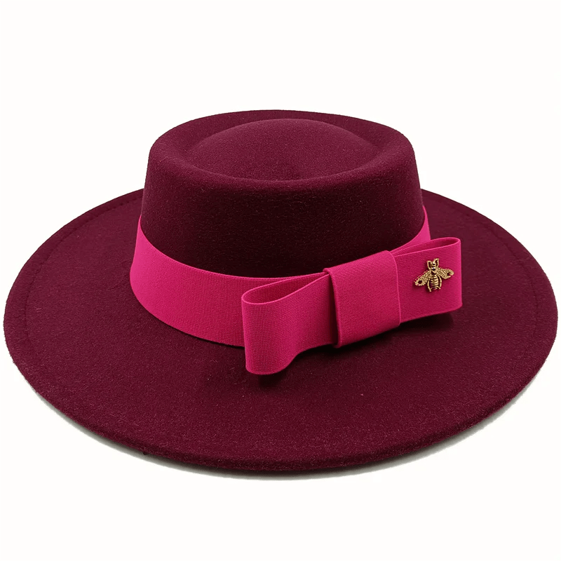 La boutique du chapeau 28 / M (56-58cm) Chapeau Fedora Chic en Laine