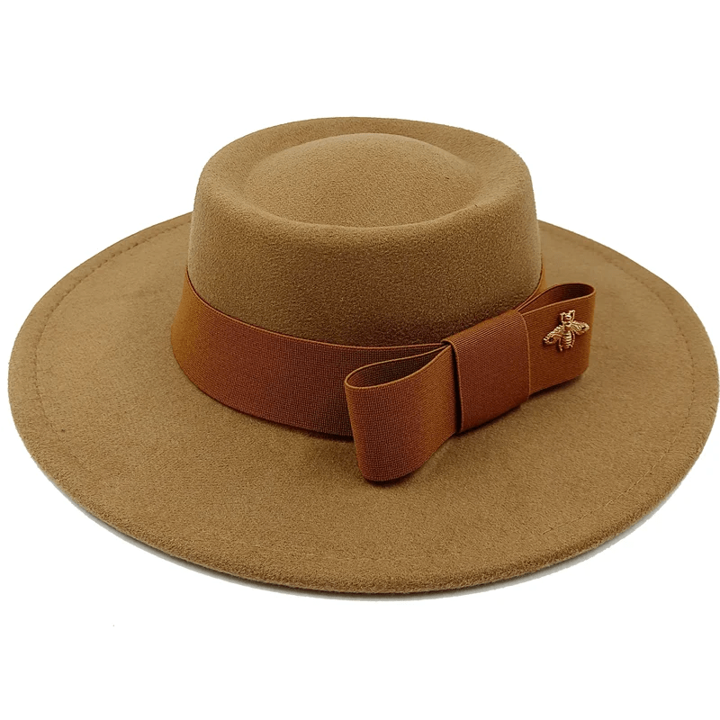 La boutique du chapeau 35 / M (56-58cm) Chapeau Fedora Chic en Laine