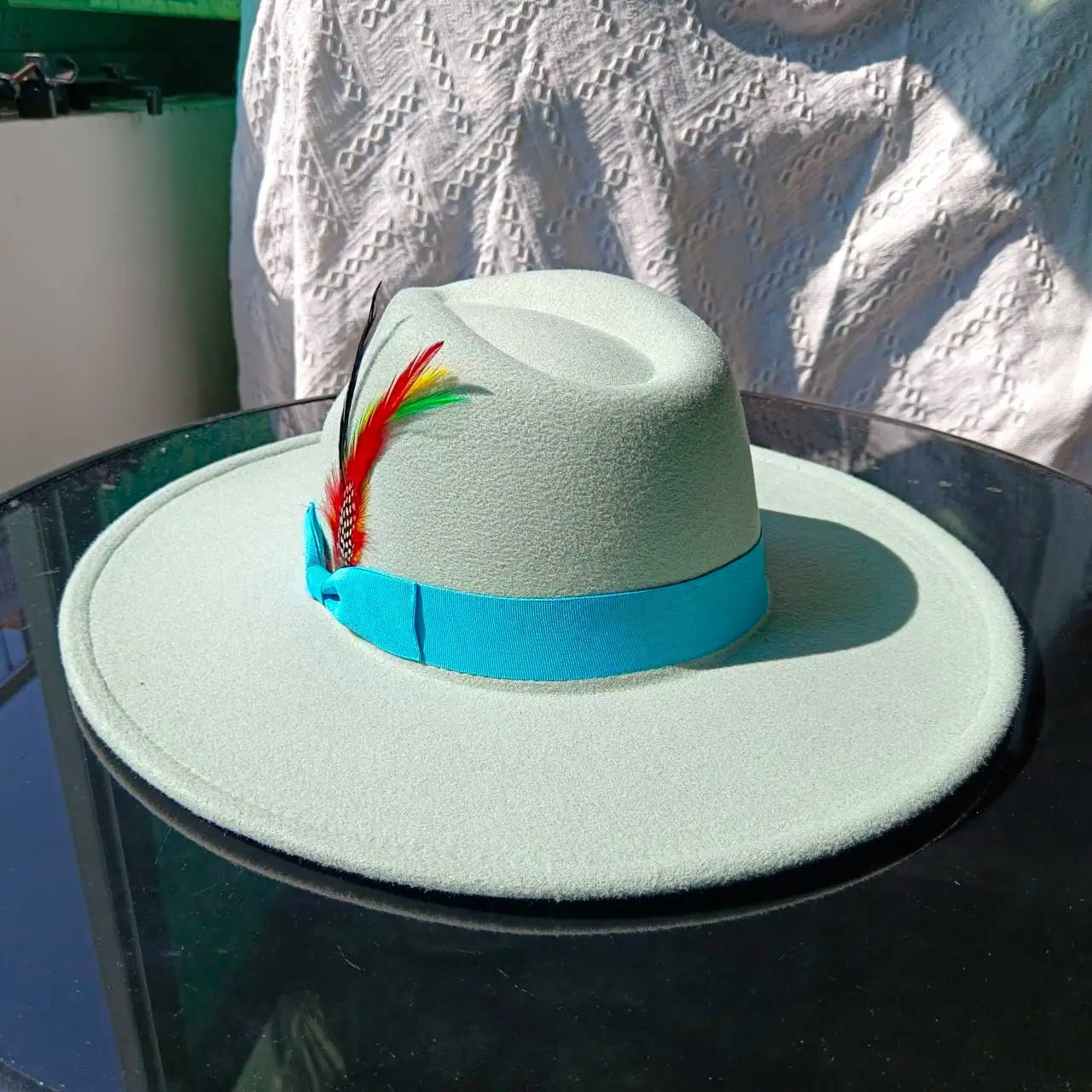 La boutique du chapeau 36 / M (56-58cm) Chapeau Fedora Bohème en Feutre