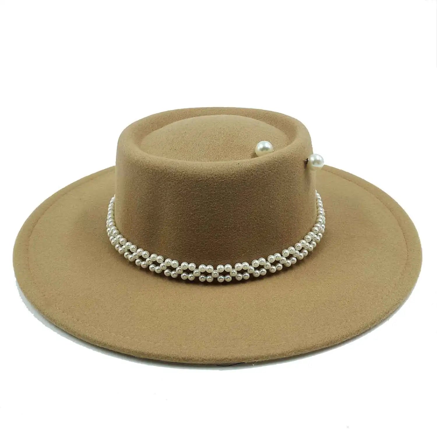 La boutique du chapeau 36 / M (56-58cm) Chapeau Fedora Classique en Feutre