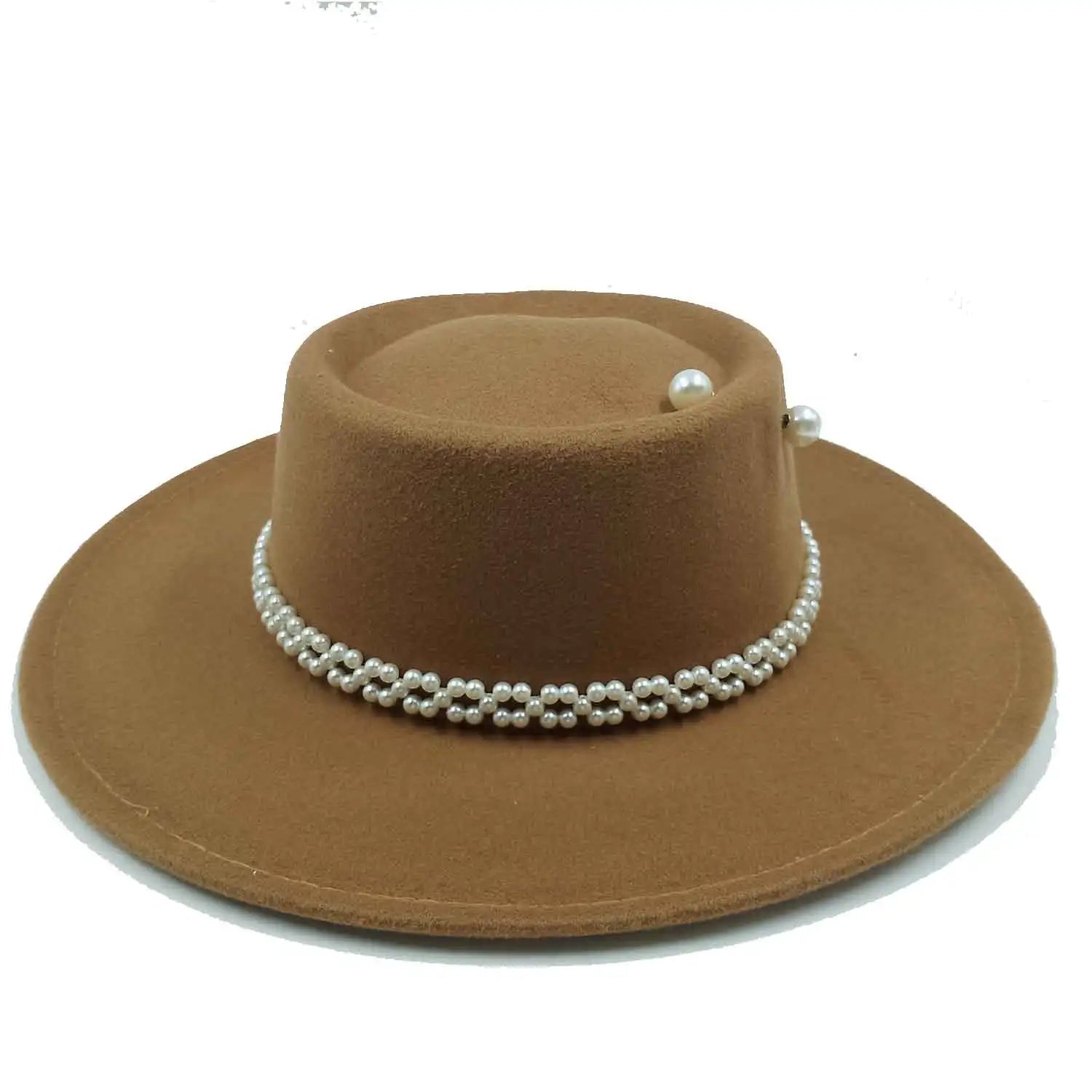 La boutique du chapeau 38 / M (56-58cm) Chapeau Fedora Classique en Feutre