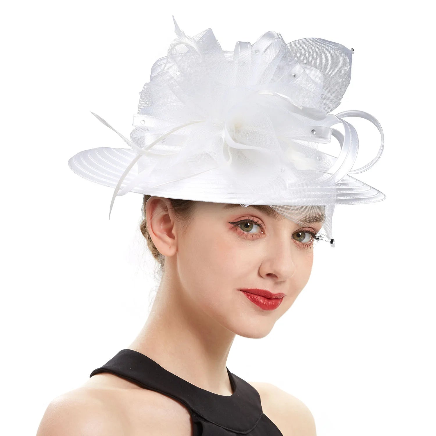 La boutique du chapeau 4 Chapeau Fascinator Blanc