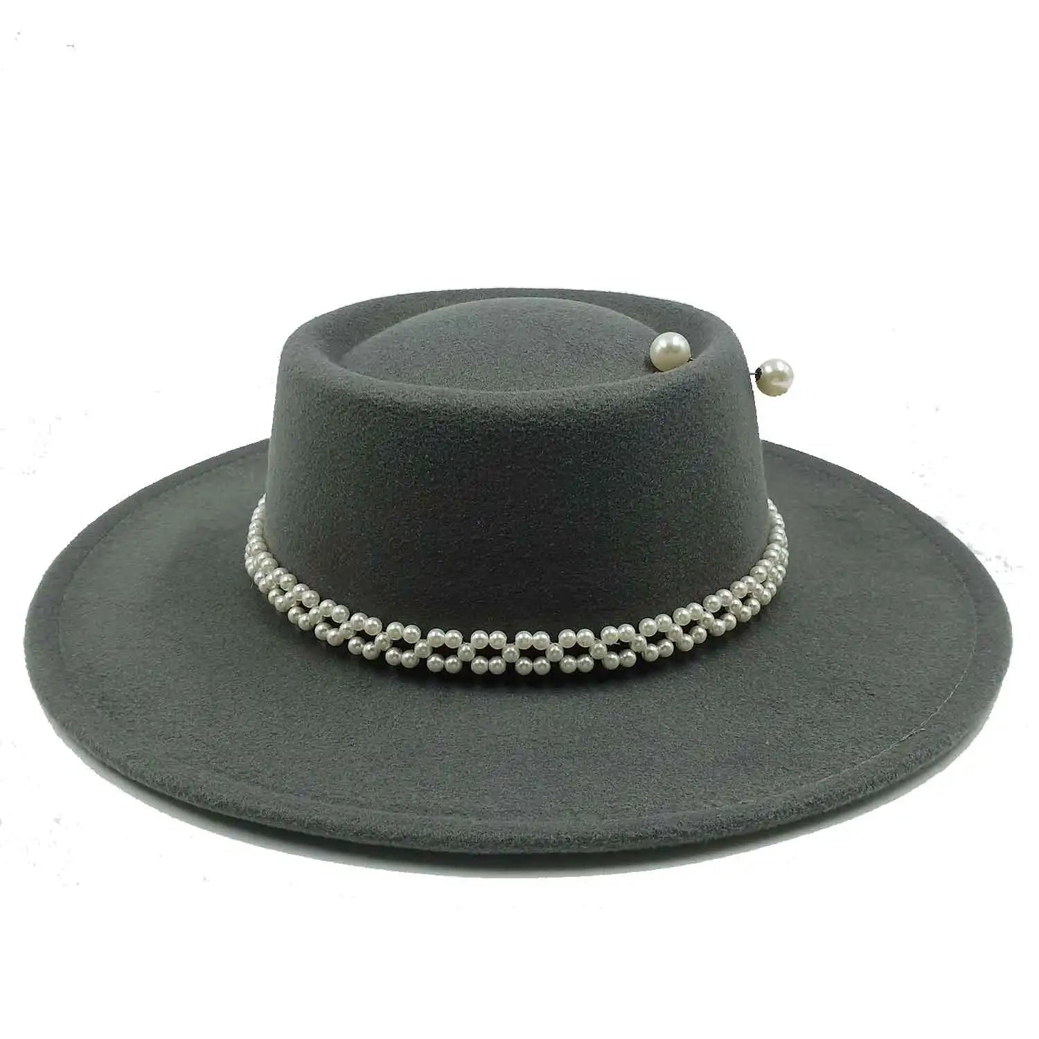 La boutique du chapeau 42 / M (56-58cm) Chapeau Fedora Classique en Feutre