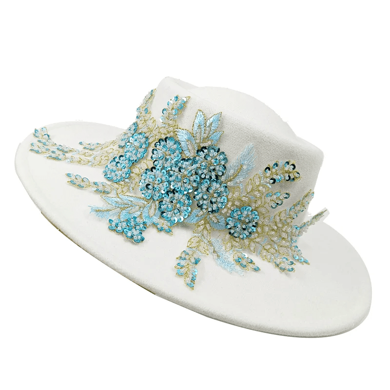 La boutique du chapeau 44 / M (56-58cm) Chapeau Fedora Mode en Laine