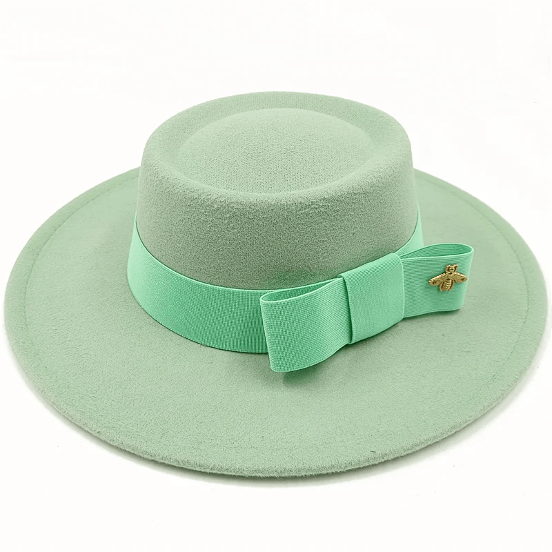 La boutique du chapeau 46 / M (56-58cm) Chapeau Fedora Chic en Laine