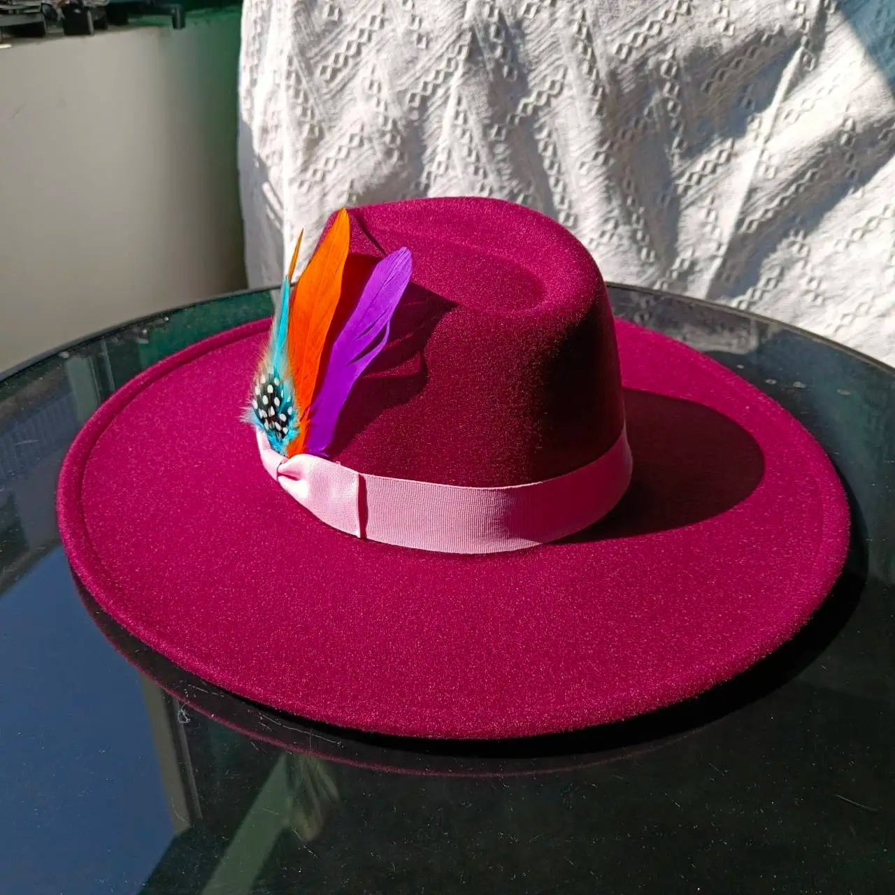 La boutique du chapeau 50 / M (56-58cm) Chapeau Fedora Bohème en Feutre