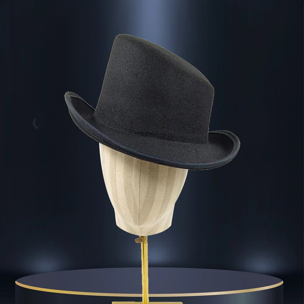 La boutique du chapeau 67 / 58-61CM Chapeau haut de forme unisexe