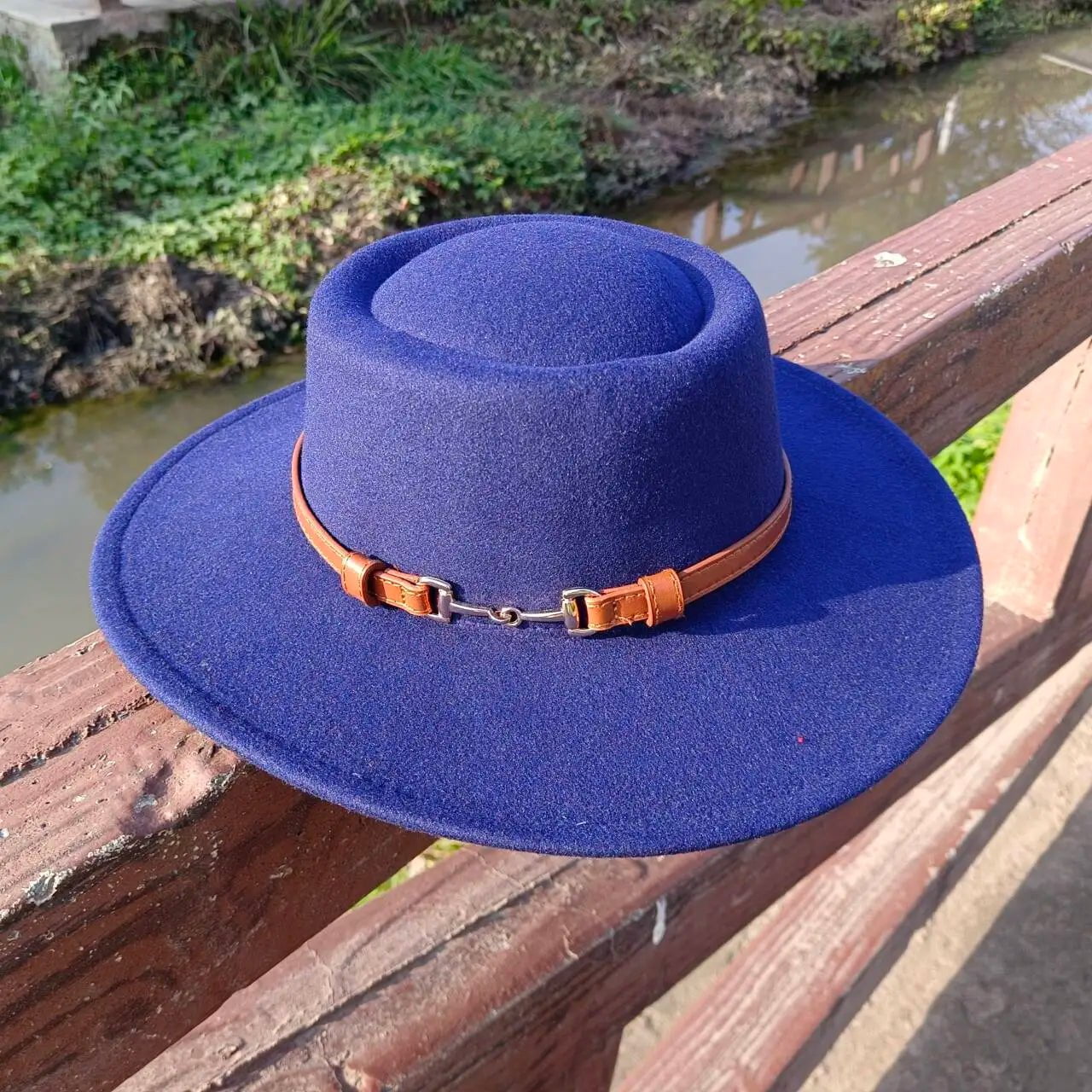 La boutique du chapeau 68 / M (56-58cm) Chapeau Fedora Mode en Laine