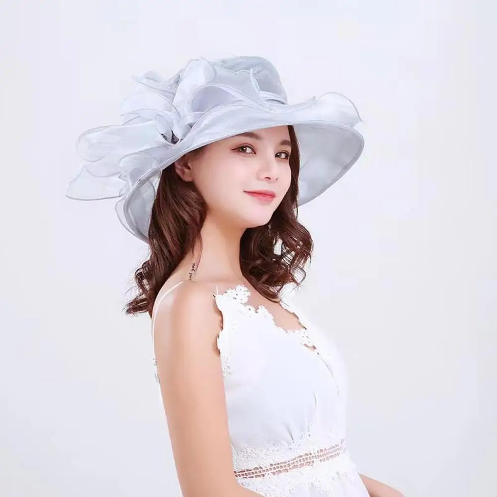 La boutique du chapeau Argent/gris-B Chapeau femme charmant