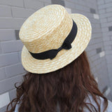 La boutique du chapeau Beige / 56-58cm Chapeau de soleil paille