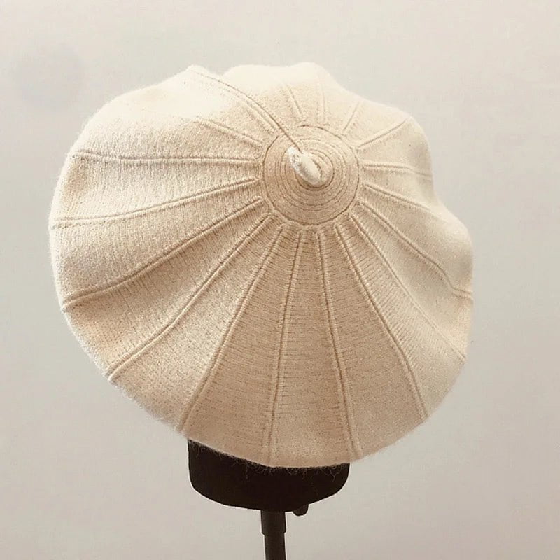 La boutique du chapeau Beige / Ajustable (du 54 au 59) Béret Femme en Laine Automne