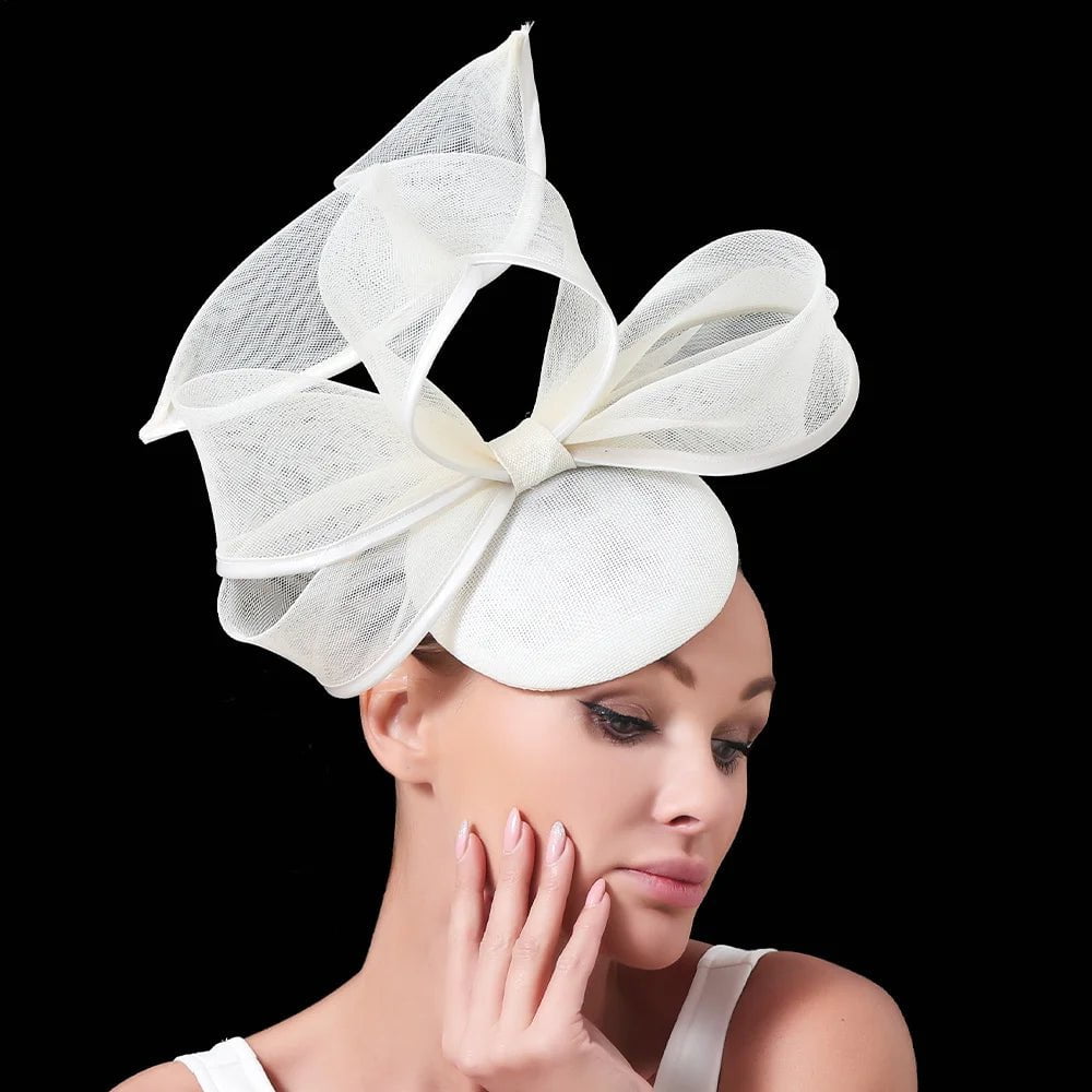 La boutique du chapeau Beige Chapeau Fascinator Cocktail