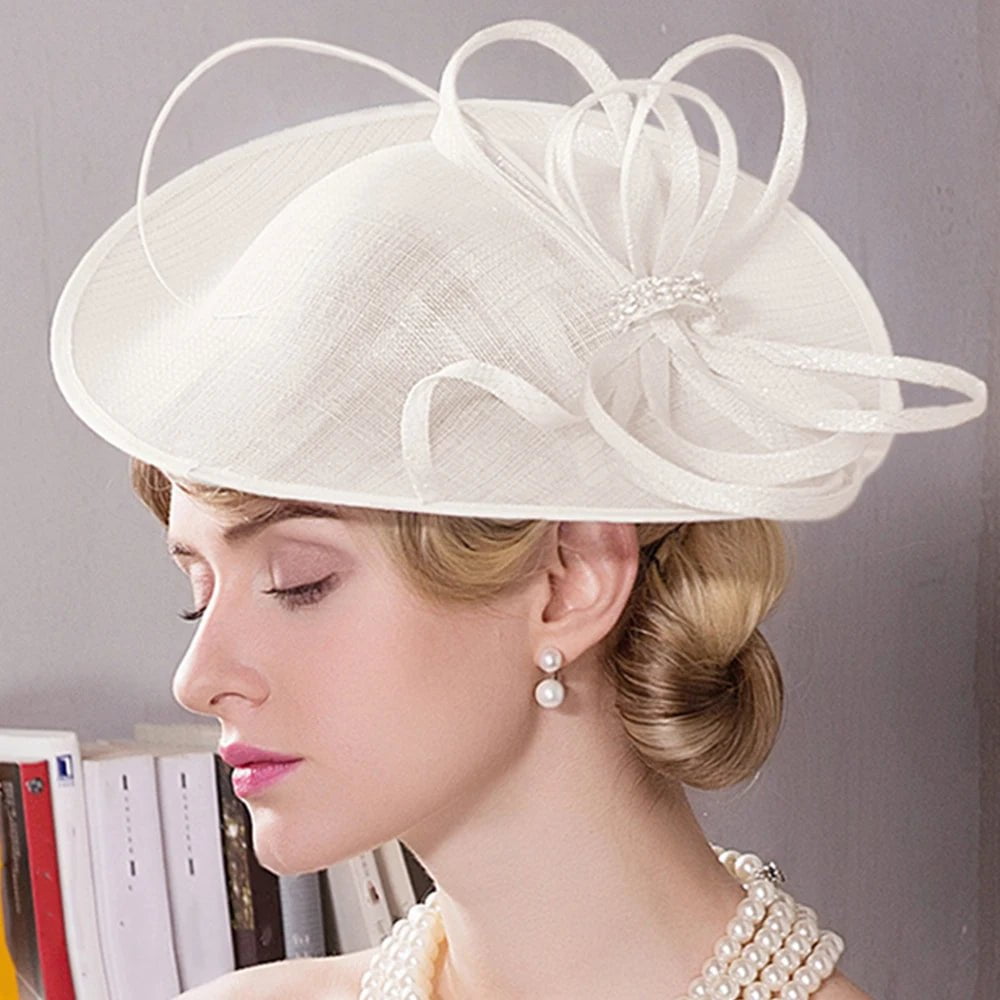 La boutique du chapeau Beige Chapeau Fascinator Mariage