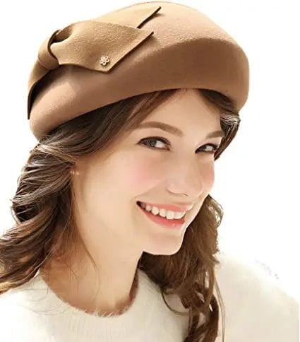 La boutique du chapeau Beige / M (56-58cm) Chapeau en feutre