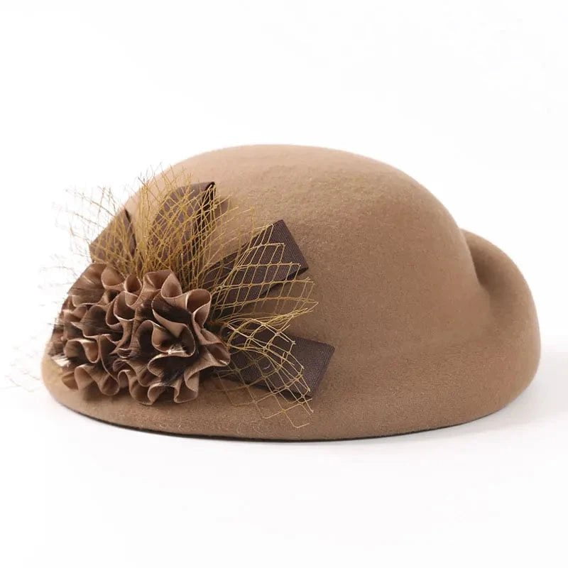 La boutique du chapeau Beige / M (56-58cm) Chapeau femme en feutre