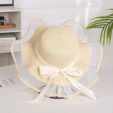 La boutique du chapeau Beige / M55-58cm Chapeau de plage