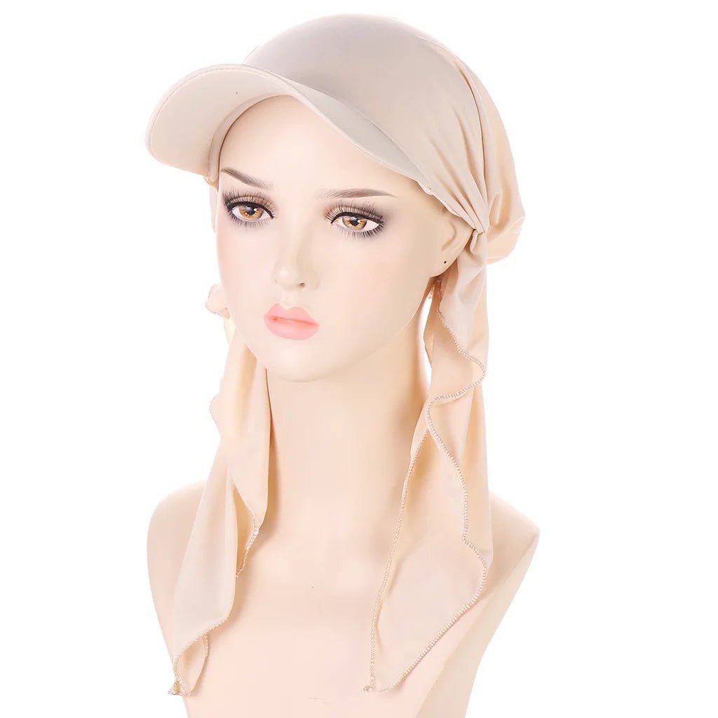 La boutique du chapeau Beige / One Size Casquettes Hijab