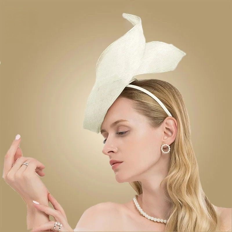 La boutique du chapeau Beige White Fedoras / Fit At All Chapeau Bibi Luxe