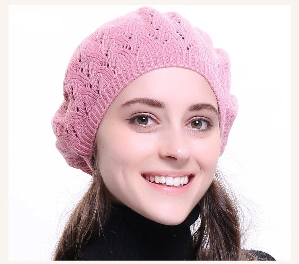 La boutique du chapeau Béret en tricot femme