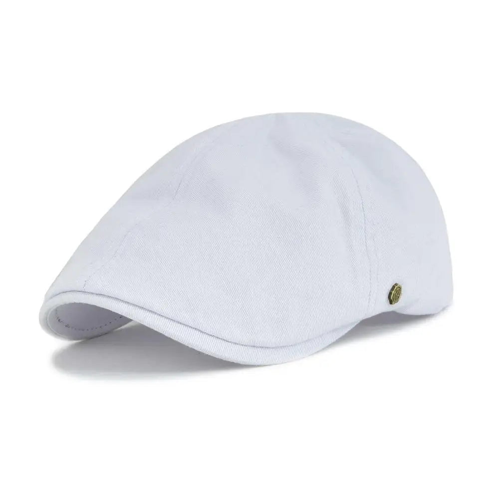 La boutique du chapeau Blanc / 58-60cm Béret léger en coton