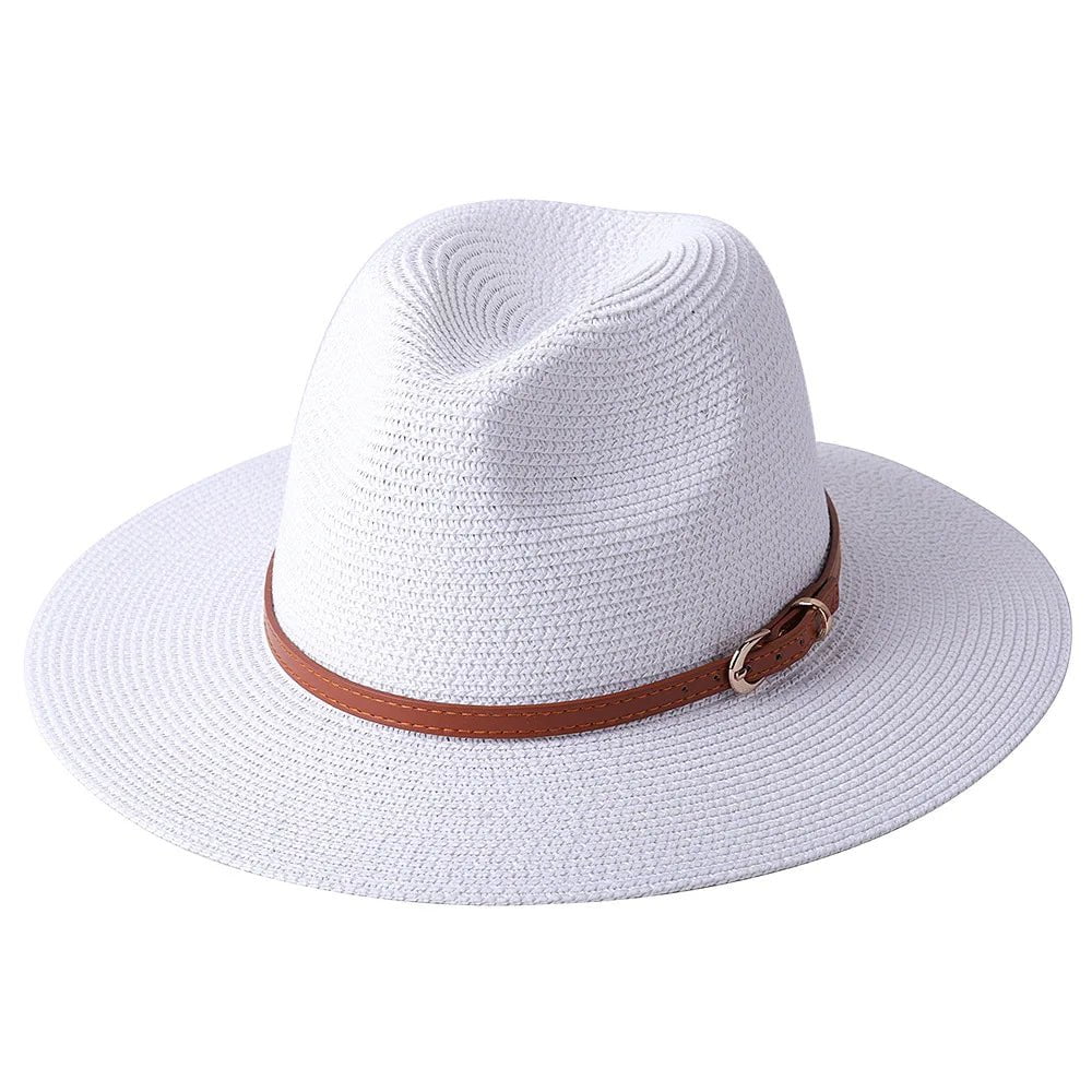 La boutique du chapeau Blanc / 59cm Panama en Paille Souple
