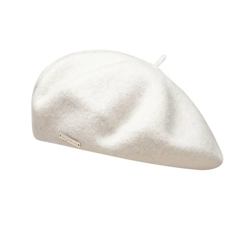 La boutique du chapeau Blanc / Ajustable (du 54 au 59) Béret Femme Chic et Chaud