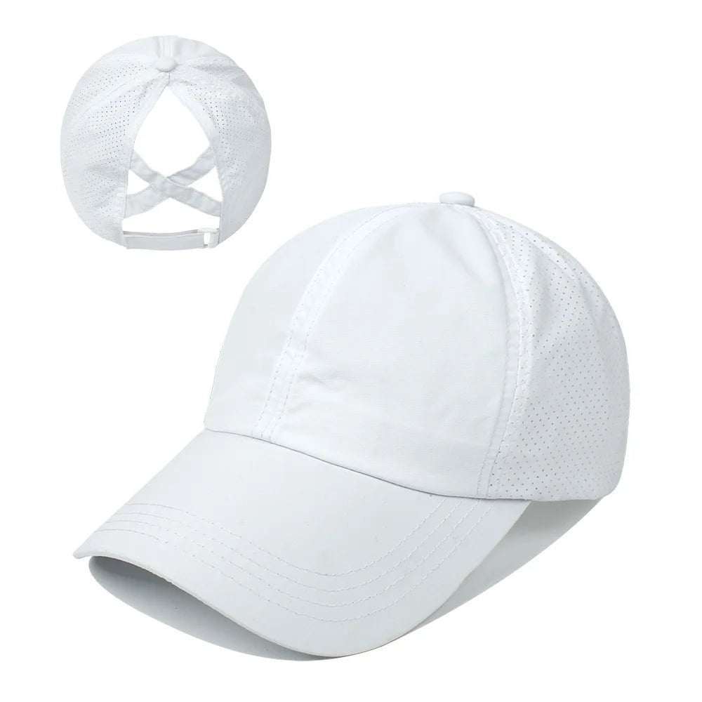 La boutique du chapeau Blanc Casquette en maille respirante