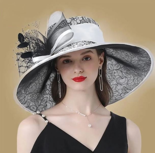 La boutique du chapeau Blanc Chapeau de cérémonie pour mariage