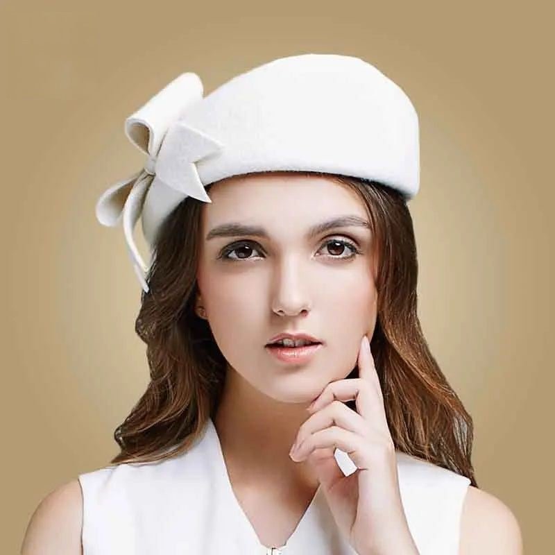 La boutique du chapeau Blanc Chapeau  fedora pour femme