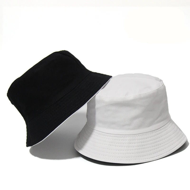 La boutique du chapeau Blanc/noir / 56-58cm Chapeau bob classique