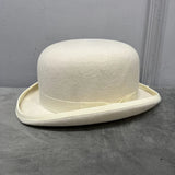 La boutique du chapeau Blanc / S  55CM Chapeau Melon Original