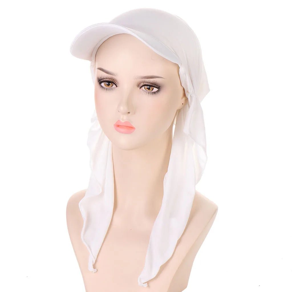 La boutique du chapeau Blanc / Taille unique ajustable Casquettes Hijab