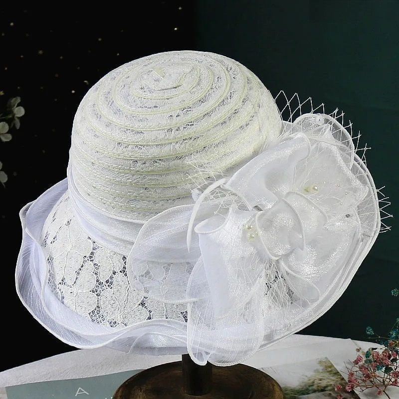 La boutique du chapeau Blanc / taille unique ajustable Chapeau femme stylé