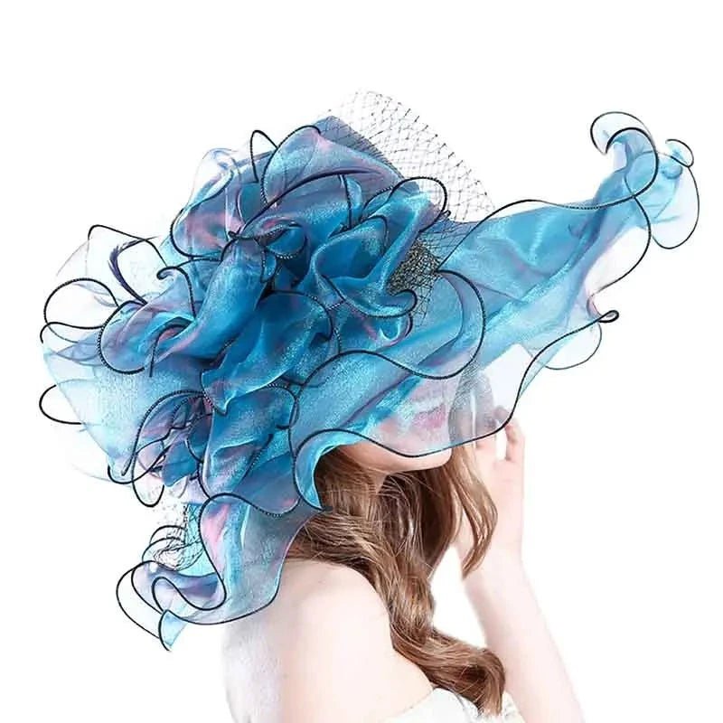 La boutique du chapeau Bleu 2 / 56-58CM Chapeau de cérémonie original