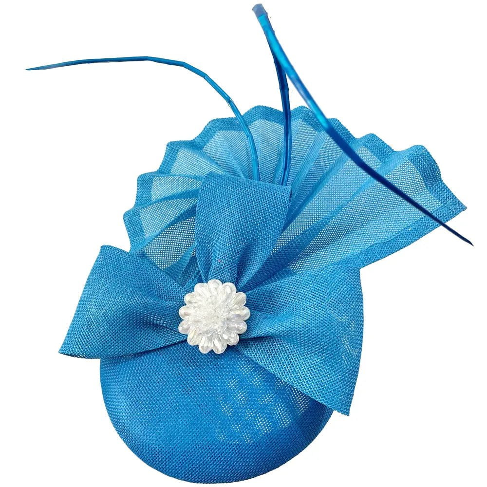 La boutique du chapeau Bleu 3 Chapeau Fascinator Perles