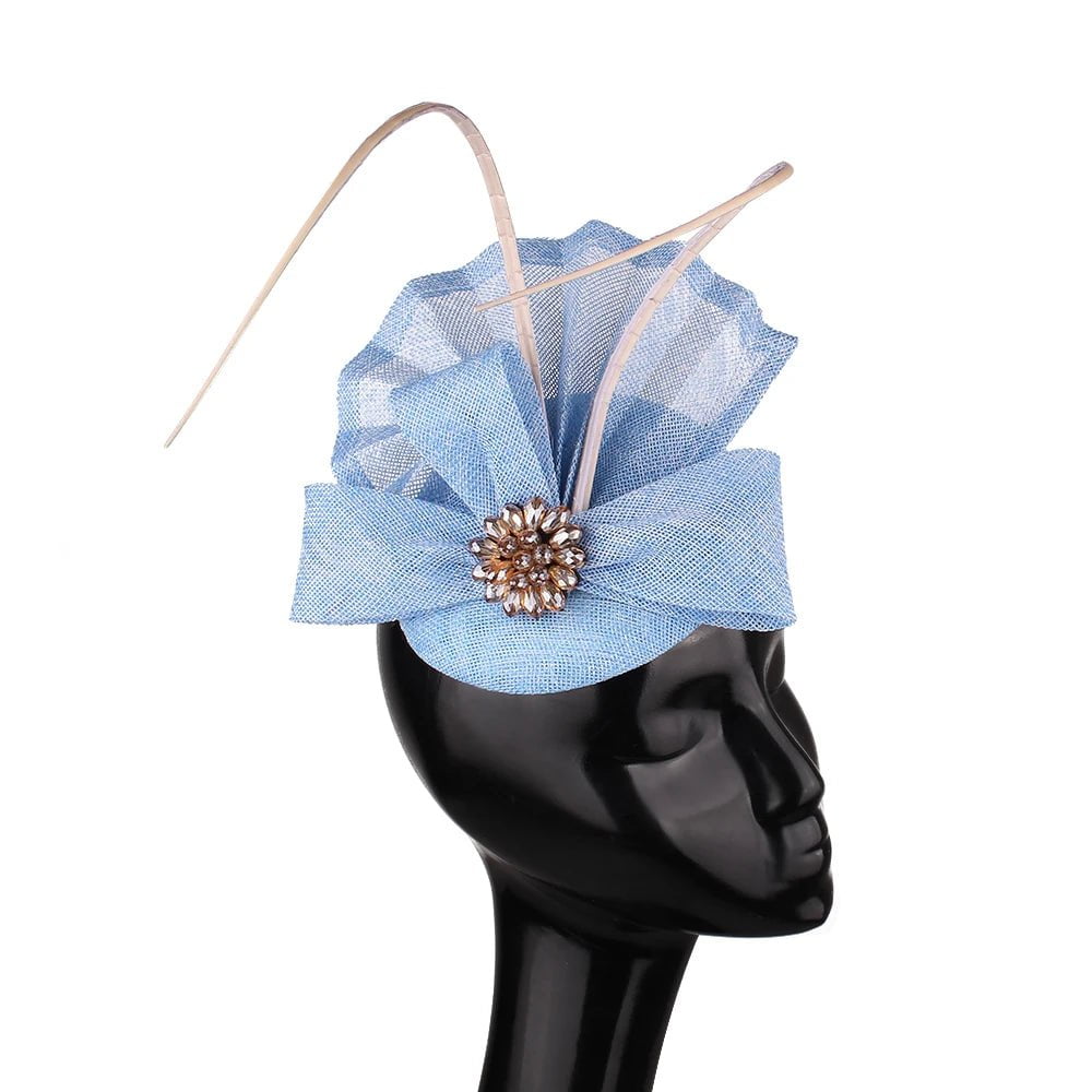 La boutique du chapeau Bleu 5 Chapeau Fascinator Perles