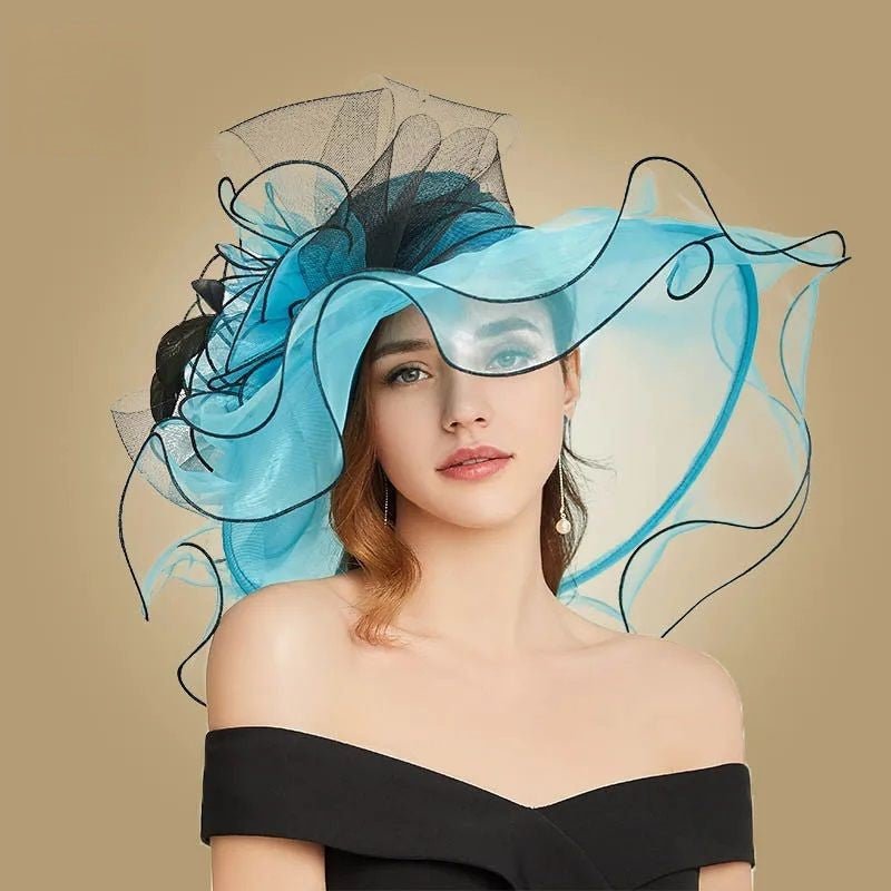 La boutique du chapeau Bleu / 56-58CM Chapeau de cérémonie original