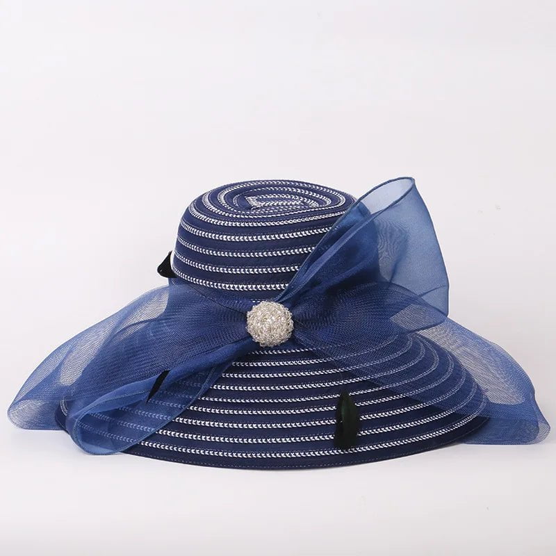 La boutique du chapeau Bleu / 58-60cm Chapeau élégant à design moderne